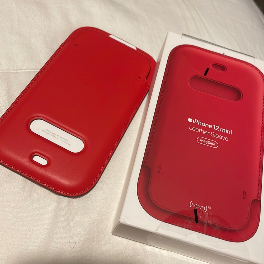 Iphone12 mini leather sleeve